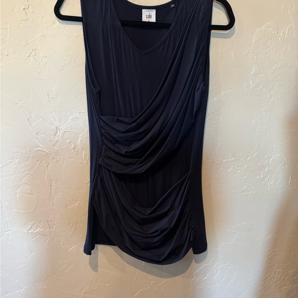 CAbi Navy Blue Sleeveless Top